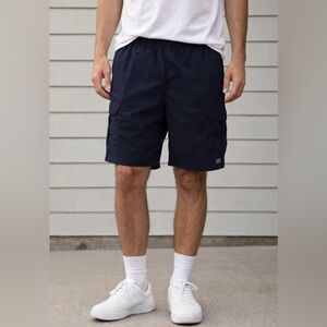 L.L. Bean Navy Cargo Shorts Mens Large Casual Utility Outdoor